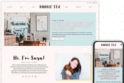 Bubble Tea Wordpress Theme Blog
