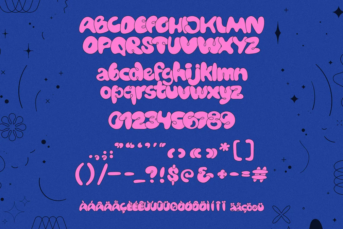 Bubblicity | Bubble Font Family