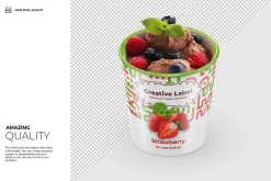 Bucket Ice Cream Mock-up