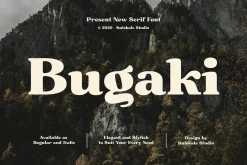 Bugaki - Elegant Serif Font