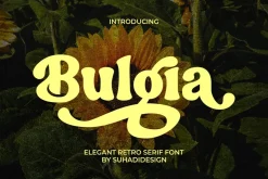 Bulgia Elegant Retro Serif Font