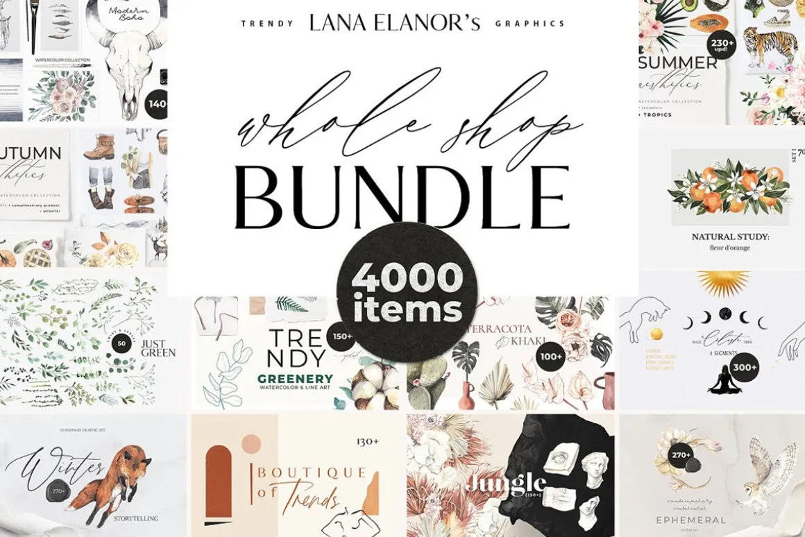 BUNDLE 18,000 graphics — 100 in 1