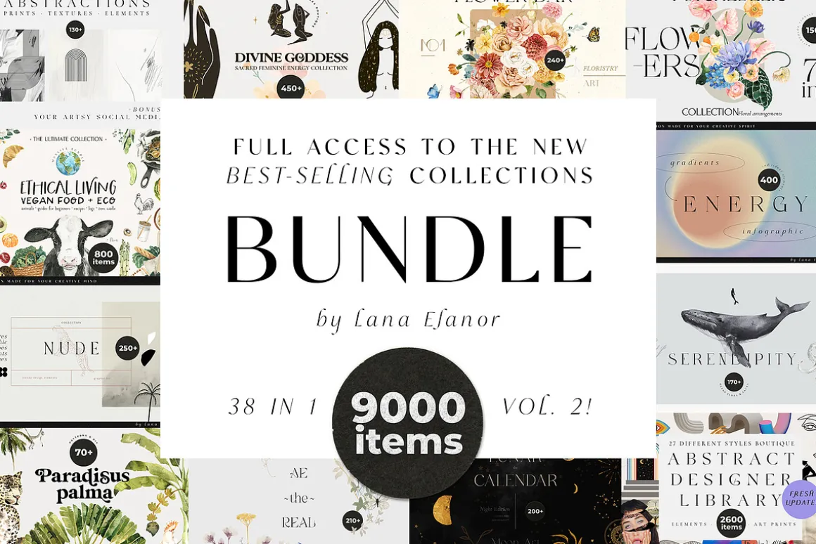 BUNDLE 18,000 graphics — 100 in 1