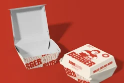 Burger Box Mockup
