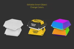 Burger Box Mockup Set