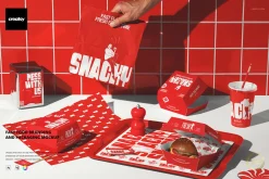 Burger Packaging and Branding Mockup