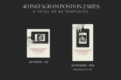 Burgundy Red Instagram Posts