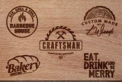 Burned Wood Text Effect Template