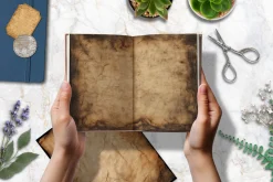 Burnt Edge Vintage Scrapbook Papers