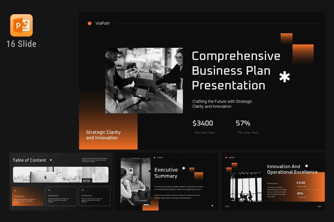 Business Strategy Pitch Deck