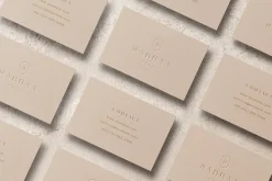 Business Card Mockup Template Logo