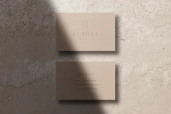 Business Card Mockup Template Logo