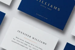 Business Card Mockup Template Logo