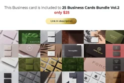 Business card Template & Mock-up