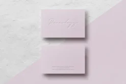 Business card Template & Mock-up