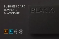 Business card Template & Mock-up