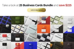 Business card Template & Mock-up