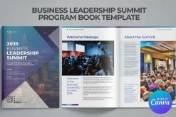 Business Conference Program Book