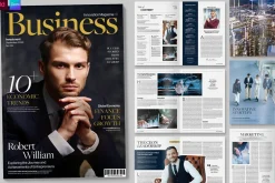Business Magazine Template