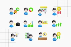 Business People 3D Icons