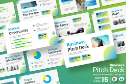 Business Pitch Deck Keynote Template