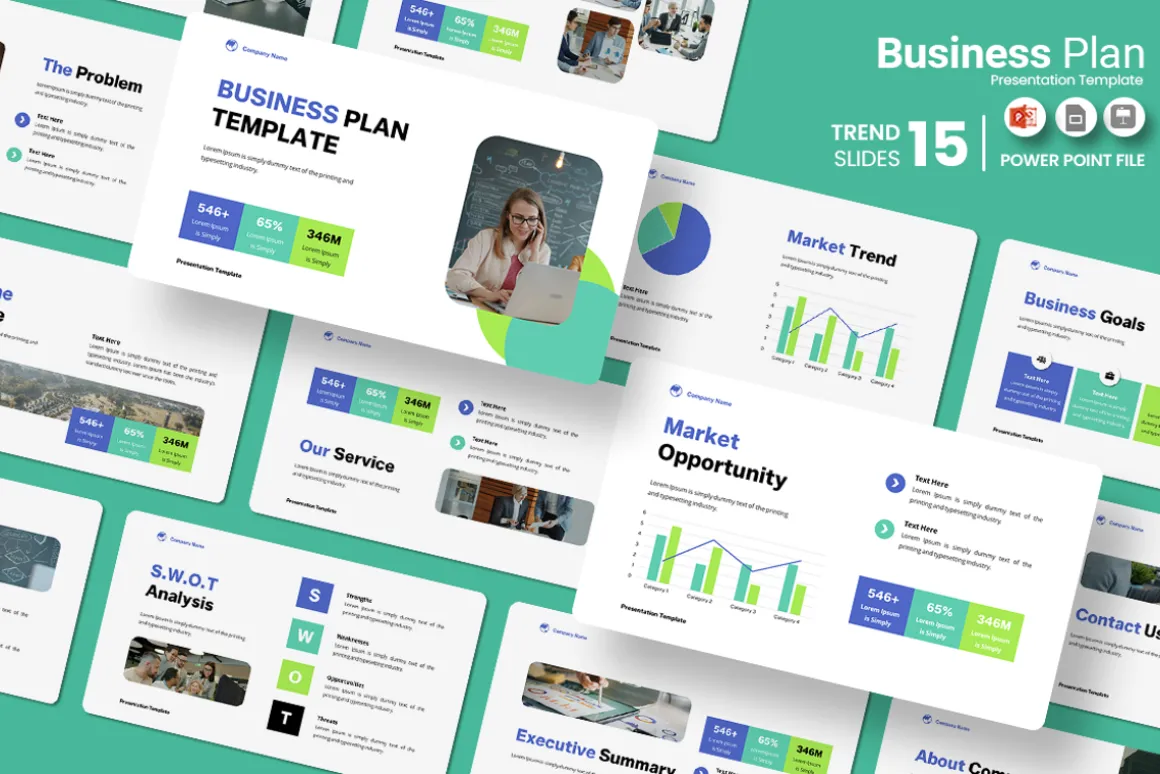 Business Plan - PowerPoint Template