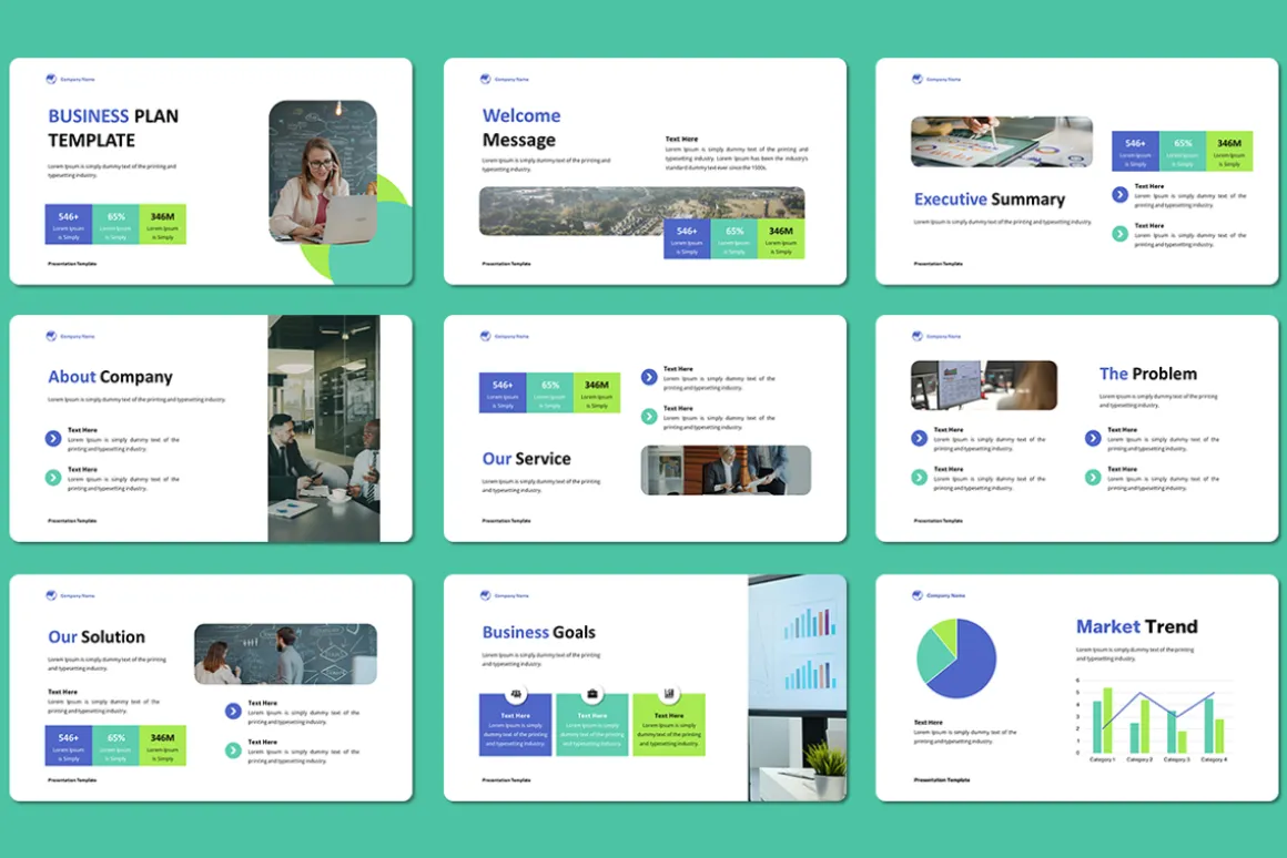 Business Plan - PowerPoint Template