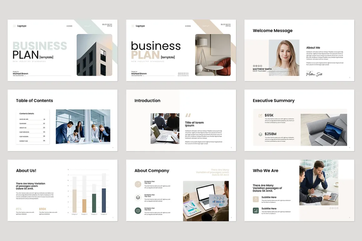 Business Plan Presentation Template