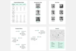 Business Plan Vertical Google Slides