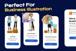 Business & Startup 3D Character Illu