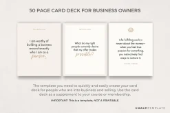 Business Success Cards Template