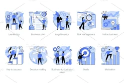 50 Business UI illustrations vol.2