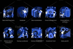 50 Business UI illustrations vol.2