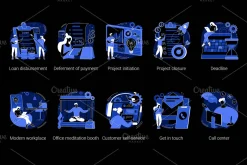 50 Business UI illustrations vol.2