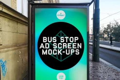 Bus Stop Ad Screen Mock-Ups v2