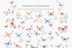 Butterflies Whimsical Spring