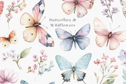 Butterflies Whimsical Spring