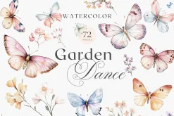 Butterflies Whimsical Spring