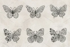 Butterfly Procreate Stamp Brushes