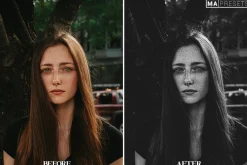 10 B&W FILM LOOK Lightroom Presets