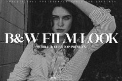 10 B&W FILM LOOK Lightroom Presets