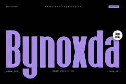 Bynoxda - Modern Condensed Font