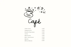 Café & Coffee Line Art Illustrations