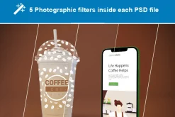 Cafe iPhone Mockup