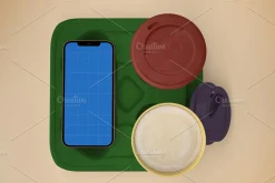 Cafe iPhone Mockup