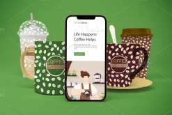 Cafe iPhone Mockup