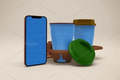 Cafe iPhone Mockup