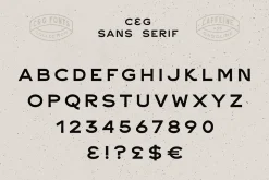 Caffeine & Gasoline Fonts + Extras