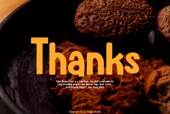 Cake Brokes - Food Font