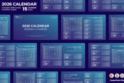 2026 Calendar - PowerPoint Template